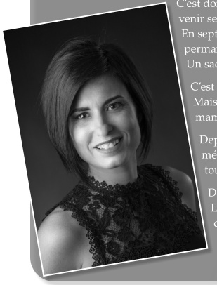 Anouk, directrice du Salon de Coiffure